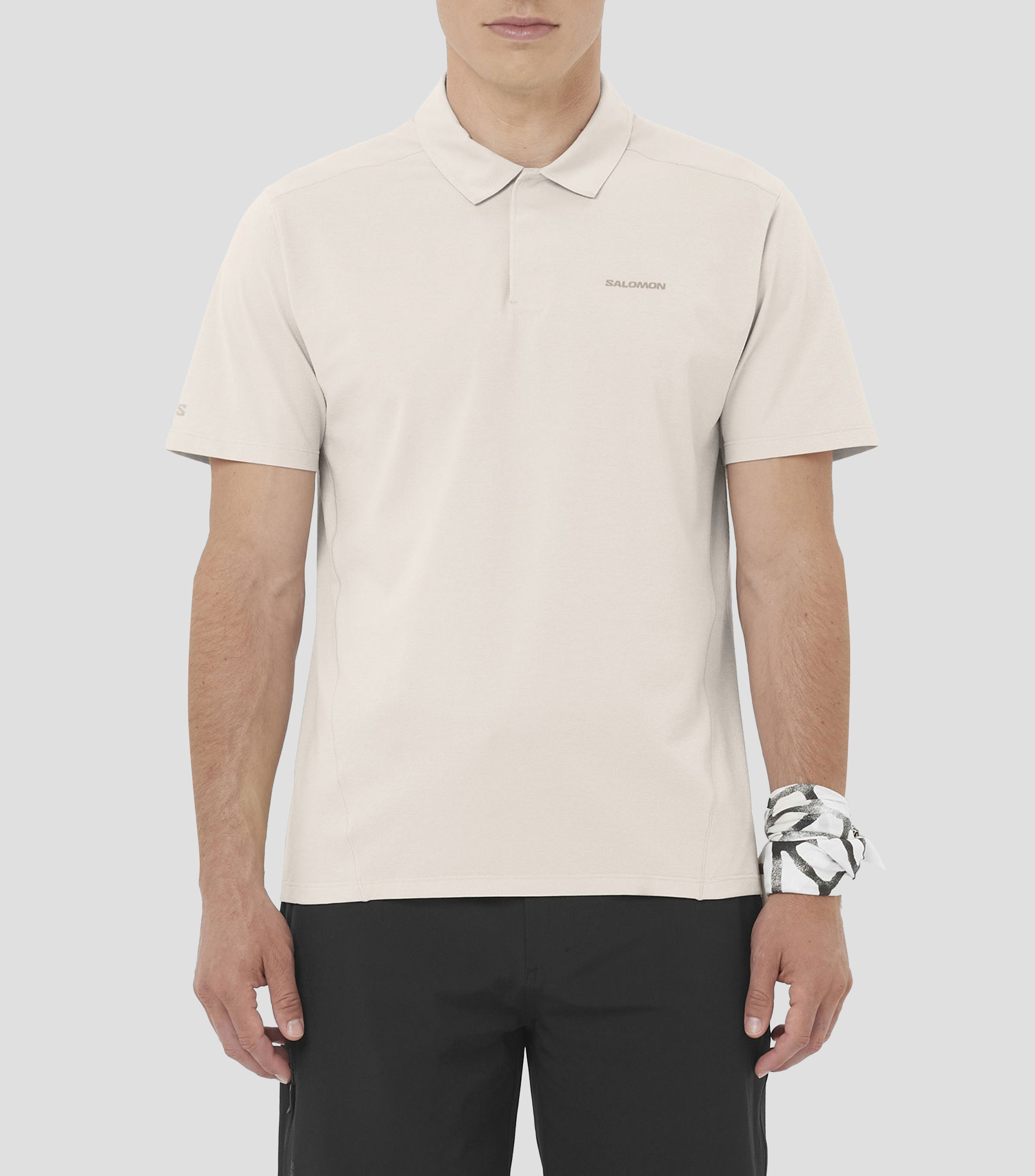 Playera tipo polo manga corta lisa Hombre